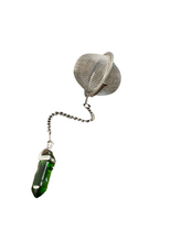 Load image into Gallery viewer, Loose Leaf Tea Mesh strainer with Hexagonal pendant