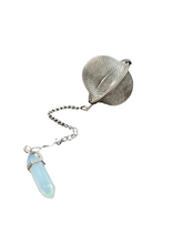 Load image into Gallery viewer, Loose Leaf Tea Mesh strainer with Hexagonal pendant