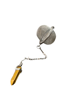 Load image into Gallery viewer, Loose Leaf Tea Mesh strainer with Hexagonal pendant